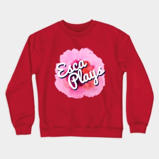 Pink/Red Flower Watercolor Crewneck Sweatshirt